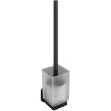 Trisen Wall Mounted Toilet Brush & Holder Matt Black TTR-901K