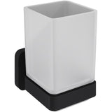 Trisen Tumbler Holder & Glass Matt Black TTR-501K