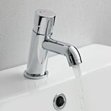 Nuie Non-Concussive Mono Basin Mixer Tap Chrome TWS009 LS