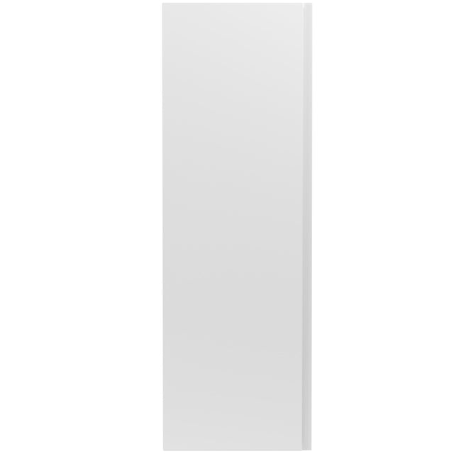 Hudson Reed Urban 1 Door Wall Mounted Tallboy Storage Unit W400 x D253mm Satin White URB162