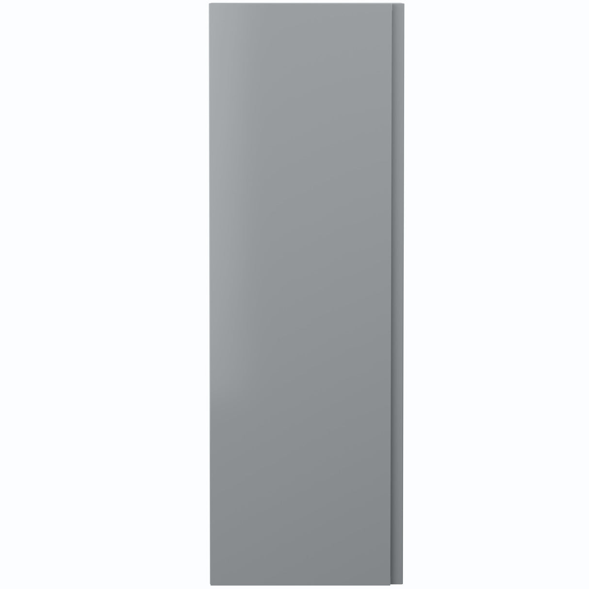 Hudson Reed Urban 1 Door Wall Mounted Tallboy Storage Unit W400 x D253mm Satin Grey URB262