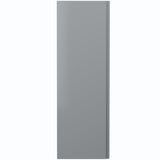 Hudson Reed Urban 1 Door Wall Mounted Tallboy Storage Unit W400 x D253mm Satin Grey URB262
