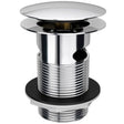 BC Designs Slotted Push Button Bath Waste 70mm Chrome WAS107