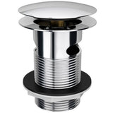 BC Designs Slotted Push Button Bath Waste 70mm Chrome WAS107