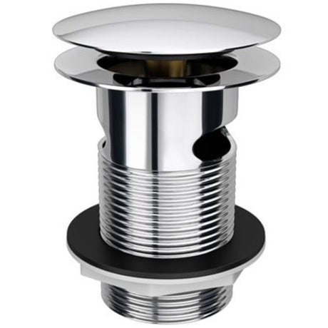 BC Designs Slotted Push Button Bath Waste 70mm Chrome WAS107