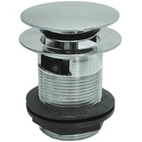 BC Designs Slotted Push Button Bath Waste 70mm Brushed Chrome WAS107BC