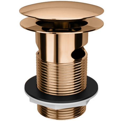 BC Designs Slotted Push Button Bath Waste 70mm Copper WAS107CO