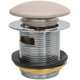 BC Designs Slotted Push Button Bath Waste 70mm Light Fawn WAS107F