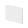 Nuie Acylic P-Shaped Shower Bath End Panel Gloss White WBP201