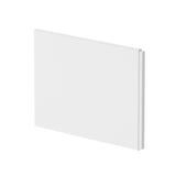 Nuie Acylic P-Shaped Shower Bath End Panel Gloss White WBP201
