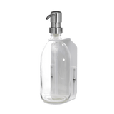 White Single  Wall Mounted Soap Dispenser