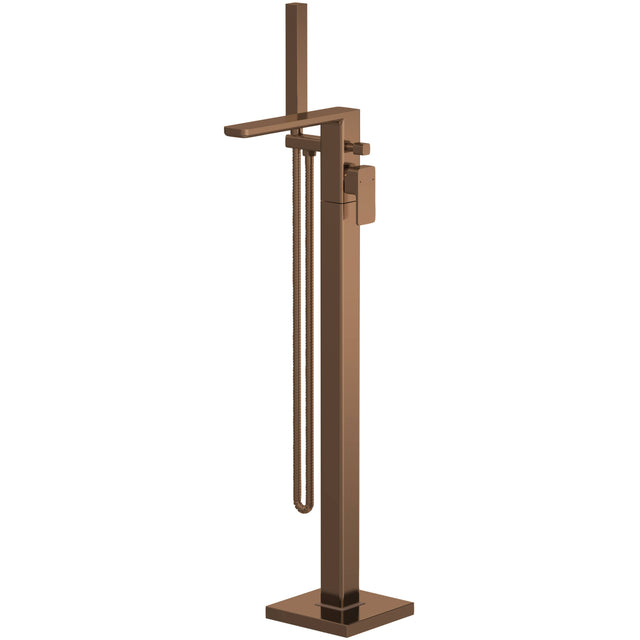 Nuie Windon Freestanding Bath Shower Mixer Tap with Shower Kit Brushed Bronze WIN1521