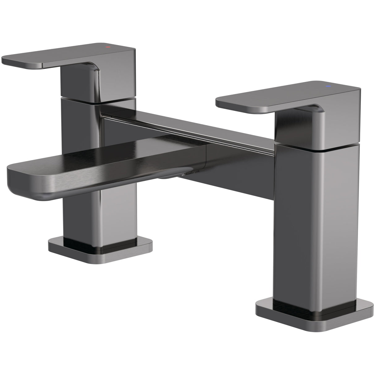 Nuie Windon Bath Filler Tap Brushed Pewter WIN703