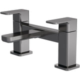 Nuie Windon Bath Filler Tap Brushed Pewter WIN703