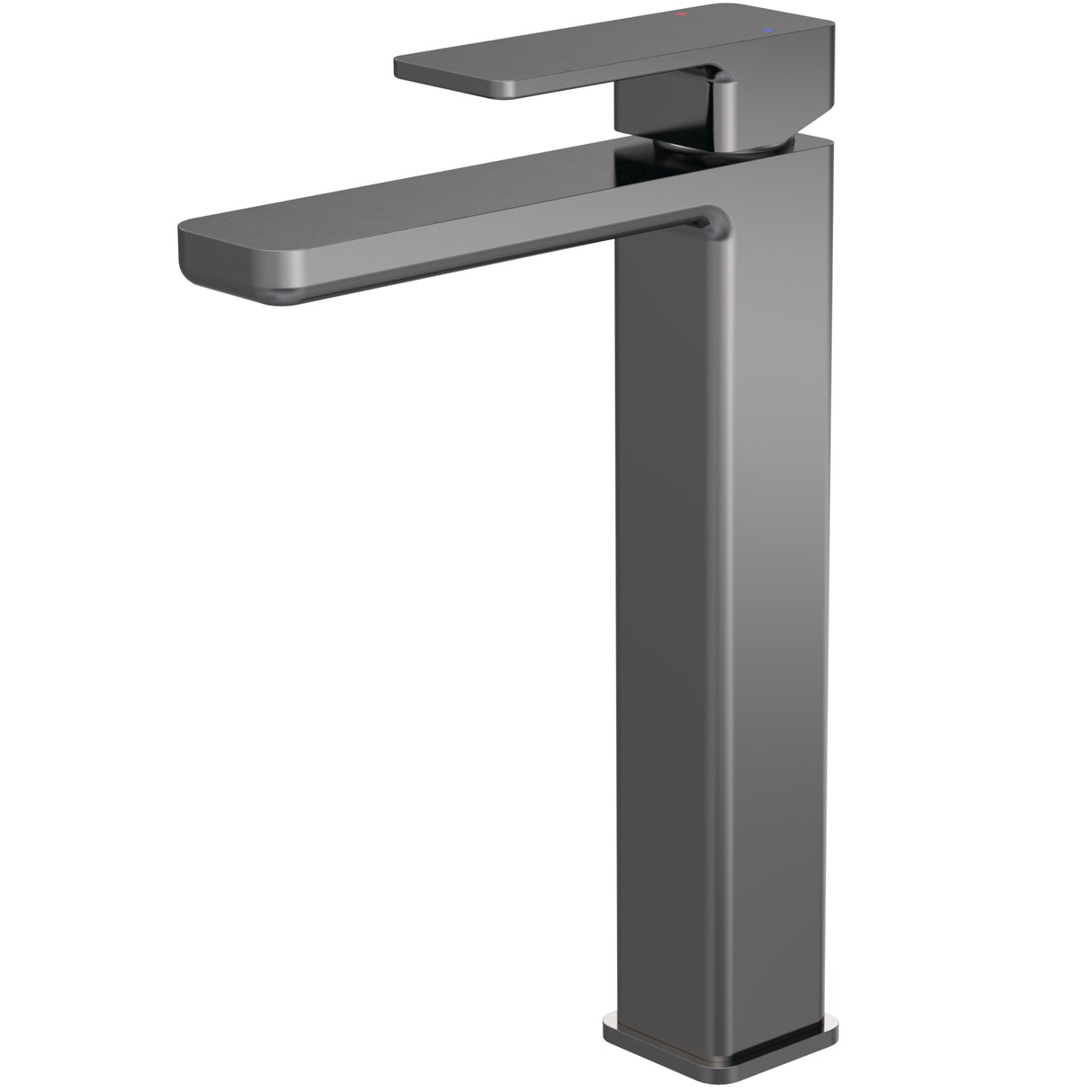 Nuie Windon Tall Mono Basin Mixer Tap Brushed Pewter WIN770