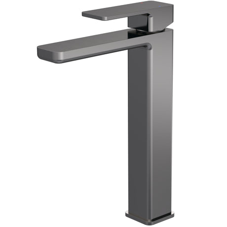 Nuie Windon Tall Mono Basin Mixer Tap Brushed Pewter WIN770