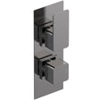 Nuie Windon 1 Outlet Thermostatic Concealed Shower Valve Brushed Pewter WIN7TW01