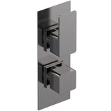 Nuie Windon 1 Outlet Thermostatic Concealed Shower Valve Brushed Pewter WIN7TW01