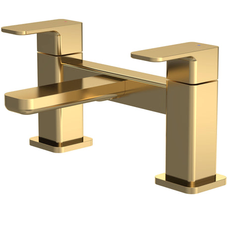 Nuie Windon Bath Filler Tap Brushed Brass WIN803