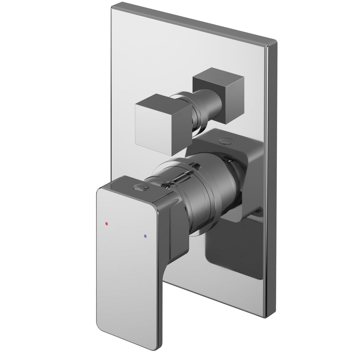 Nuie Windon 2 Outlet Concealed Single Lever Manual Shower With Diverter Chrome WINMV12