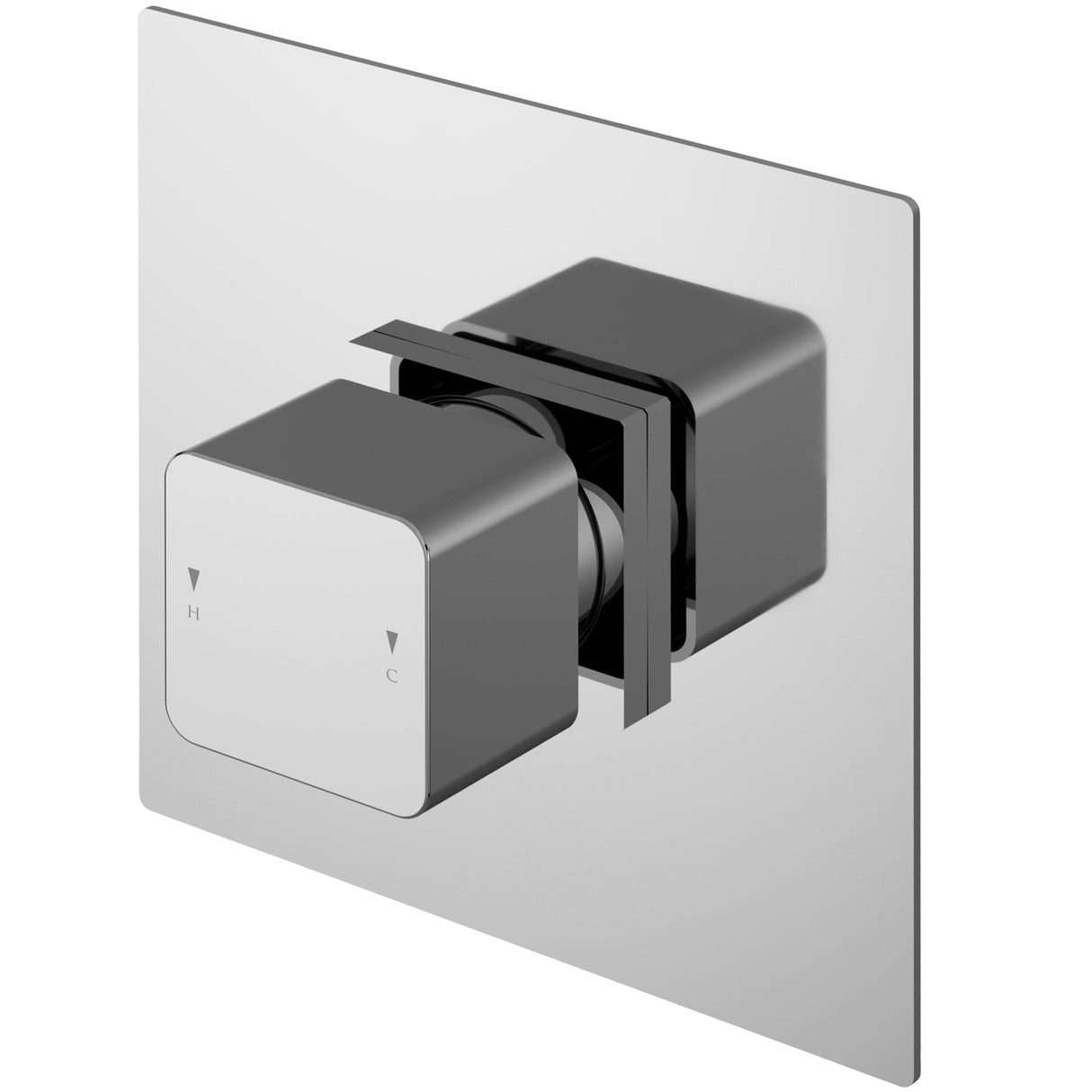 Nuie Windon 1 Outlet Thermostatic Concealed Shower Valve Without Stopvalve Chrome WINTC11