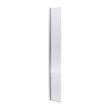 Nuie 8mm Fluted Wetroom Return Screen Chrome WRFL18530HC