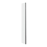 Nuie 8mm Wetroom Return Screen Brushed Pewter WRS025GM