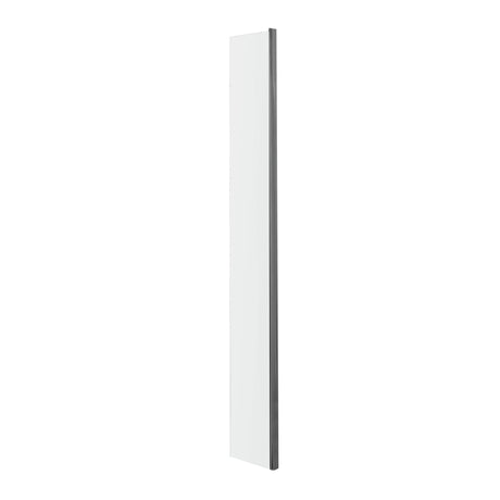 Nuie 8mm Wetroom Return Screen Brushed Pewter WRS025GM