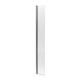 Nuie 8mm Wetroom Return Screen Brushed Pewter WRS030GMHC