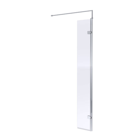 Nuie 8mm Wetroom Return Screen Chrome WRS030H