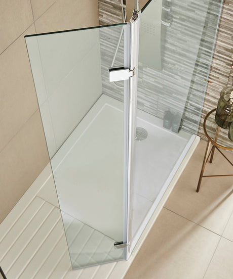Nuie 8mm Wetroom Return Screen Chrome WRS030H LS2