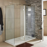 Hudson Reed 8mm Wetroom Return Screen Chrome WRSA030H LS1