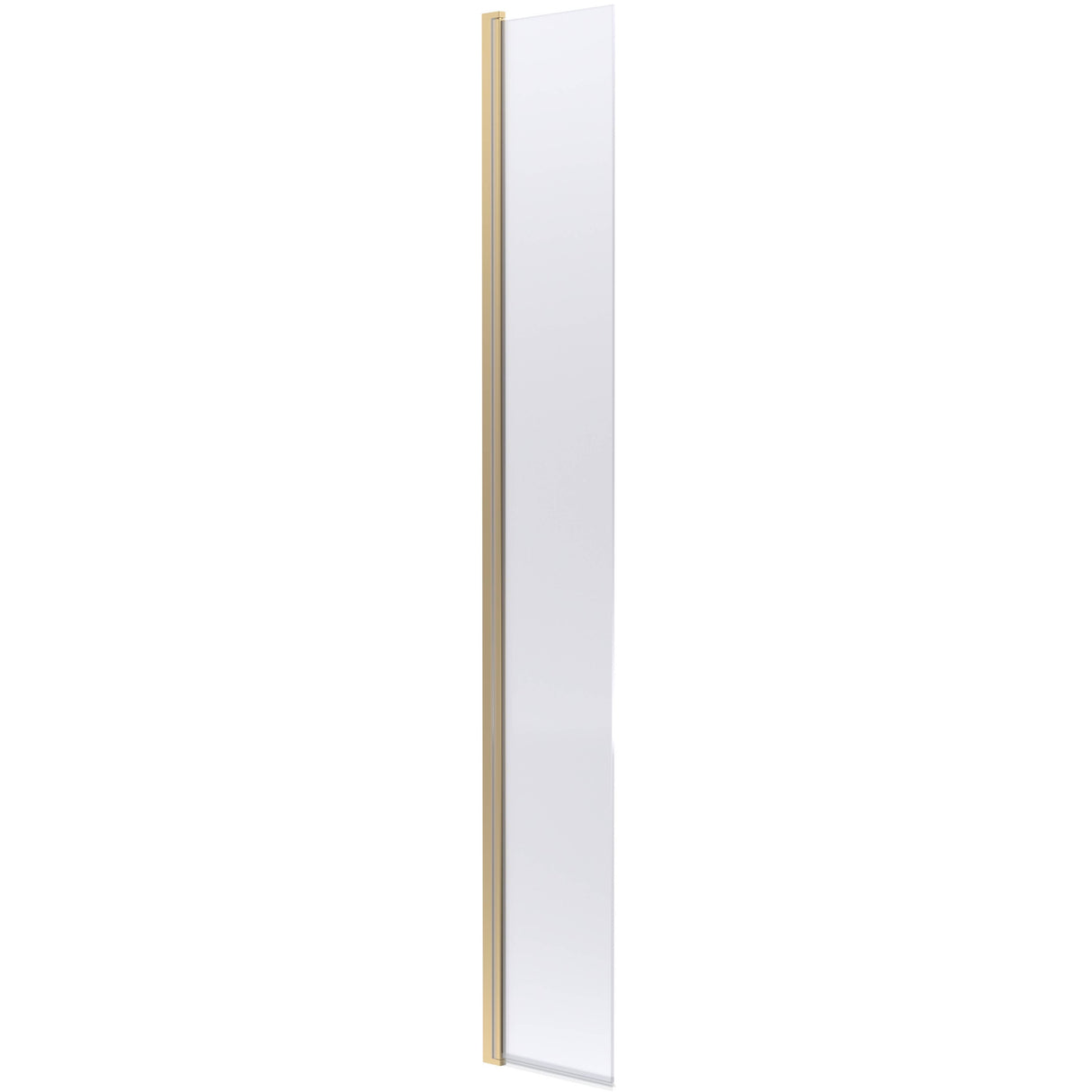 Hudson Reed 8mm Wetroom Return Screen Brushed Brass WRSBB30HC