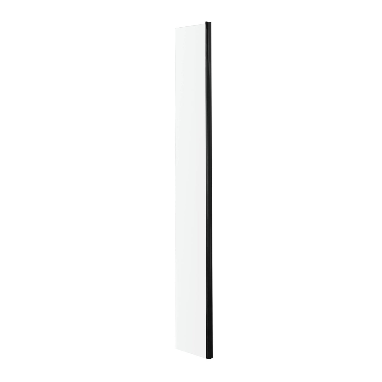 Nuie 8mm Wetroom Return Screen Matt Black WRSBP025