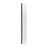 Nuie 8mm Wetroom Return Screen Matt Black WRSBP030HC