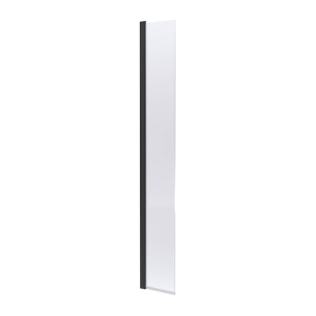 Nuie 8mm Wetroom Return Screen Matt Black WRSBP030HC