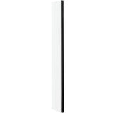 Hudson Reed 8mm Wetroom Return Screen Matt Black WRSBP250
