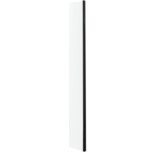 Hudson Reed 8mm Wetroom Return Screen Matt Black WRSBP250