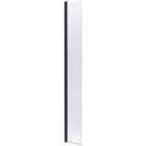 Hudson Reed 8mm Wetroom Return Screen Matt Black WRSBP30HC