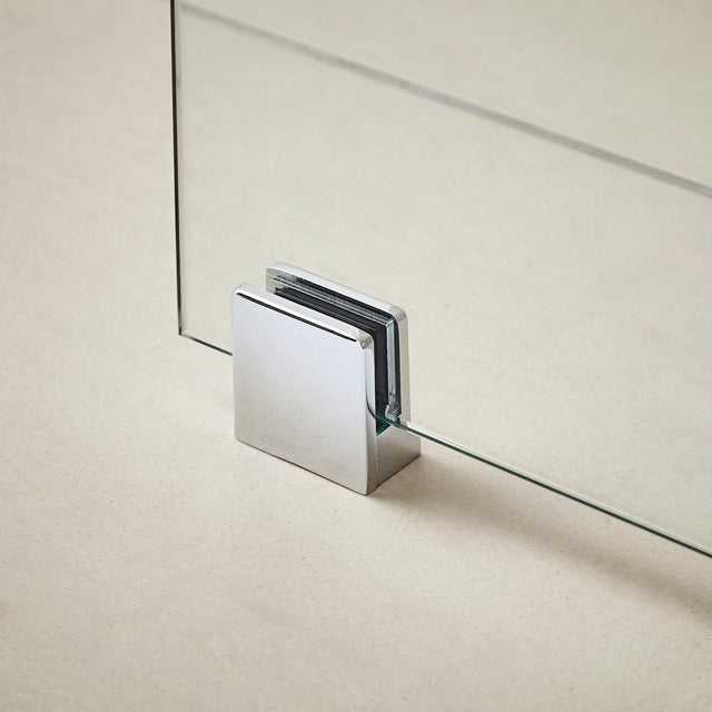 Nuie Wetroom Screen Support Foot & Wall Bracket Chrome WRSF001 LS
