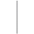 Nuie Wetroom Screen 3000mm Ceiling Post Matt Black WRSF006