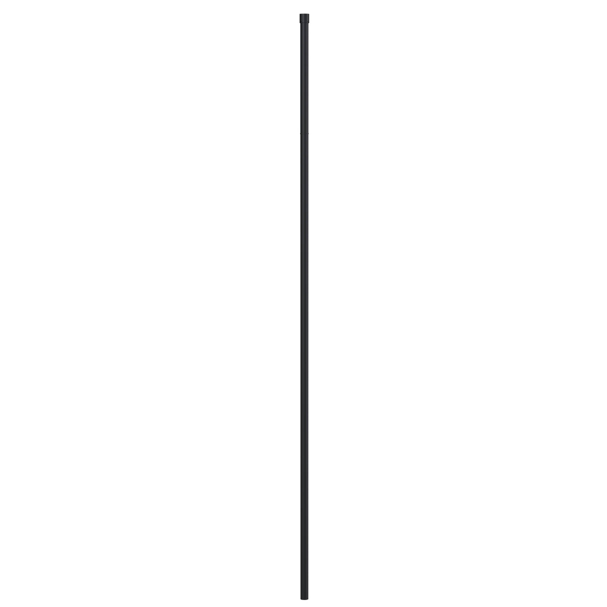 Nuie Wetroom Screen 3000mm Ceiling Post Matt Black WRSF006
