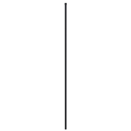 Nuie Wetroom Screen 3000mm Ceiling Post Matt Black WRSF006