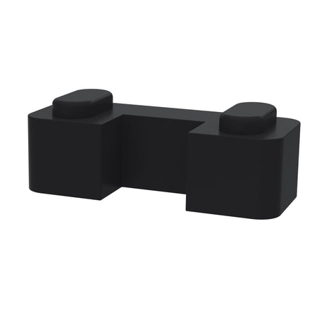 Nuie Wetroom Screen Retainer Support Foot Matt Black WRSF007
