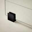 Nuie Wetroom Screen Support Foot & Wall Bracket Matt Black WRSF008 LS