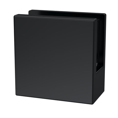 Nuie Wetroom Screen Support Foot & Wall Bracket Matt Black WRSF008