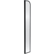 Hudson Reed 8mm Arched Wetroom Return Screen Matt Black WRSRBP215