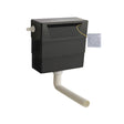 Nuie Top and Front Access Dual Flush Concealed Cistern with Square Flush Plate Chrome XTY6M01